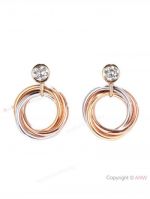 Top Replica Cartier Trinity de Earring S925 Earrings Women